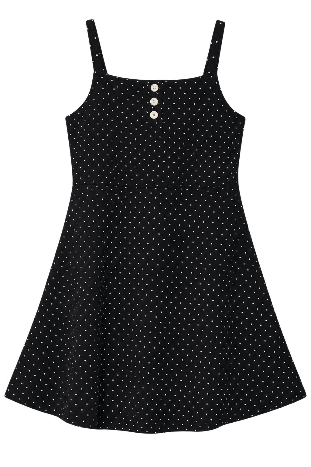 Black dot dress